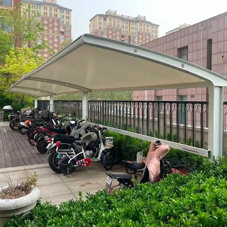 沈丘县膜结构电动车棚